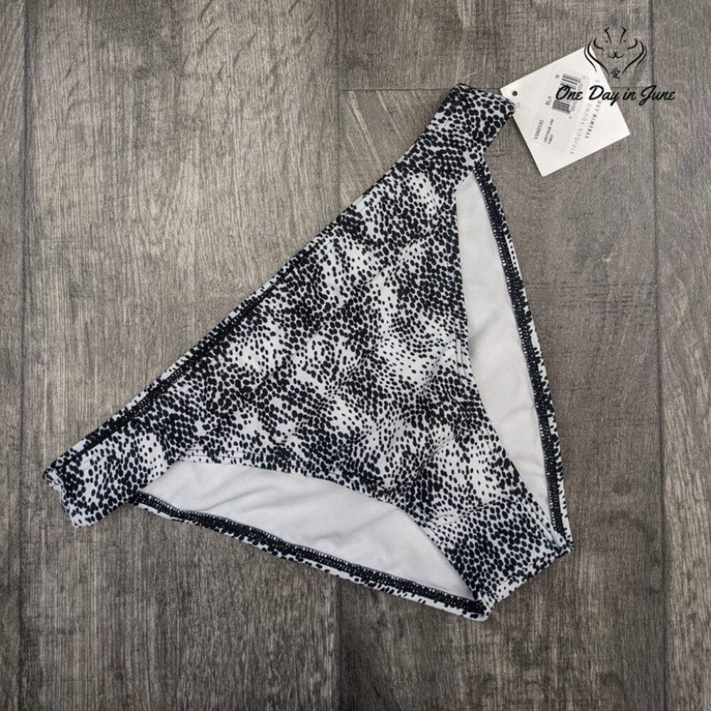 Vicious Young Babes Maya Vintage High Waist Bikini Bottom Swimsuit Size M - Picture 3 of 4